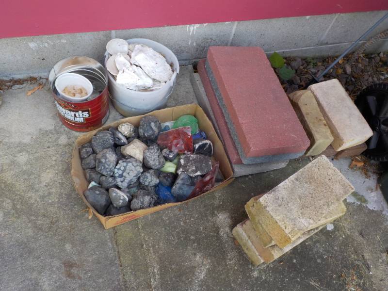 Outdoor Rocks and Bricks...