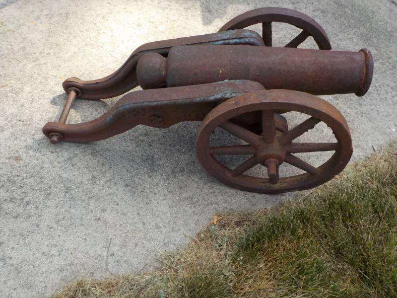 Iron Cannon- outdoor dcor...