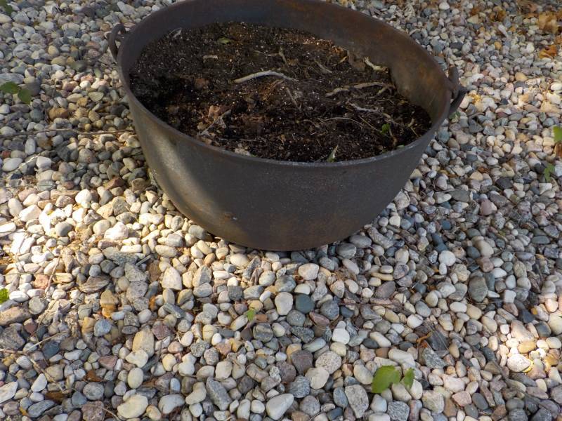 Large Iron Pot...