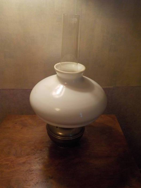 Hurricane Lamp, 20 tall...