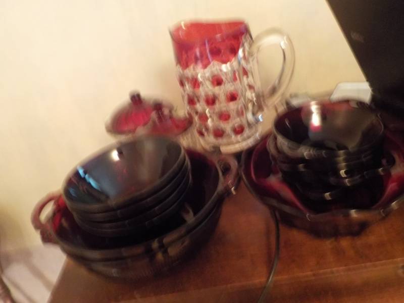 Lot of Rudy Red Crystal, no chips n...