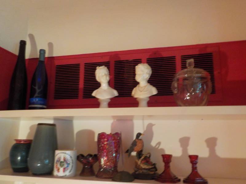 Lot of Everything on 2 Shelves...