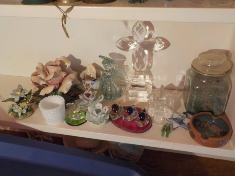 Lot of Vintage Glass Ware and Dco...