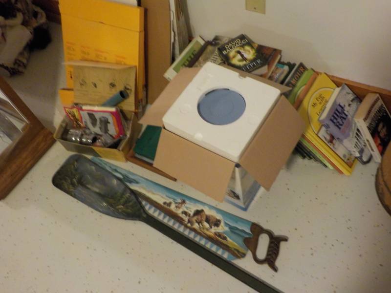 Painted Saw, Paddle, and Ice Cream ...