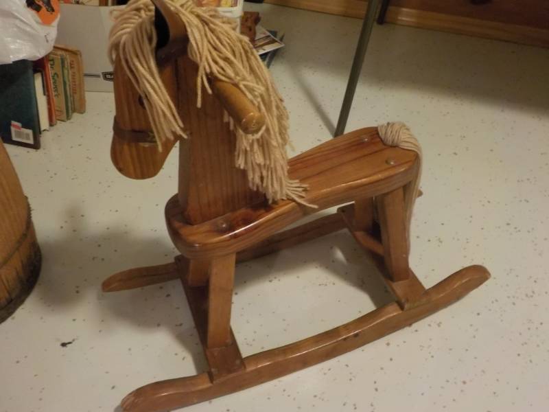 childs rocking horse...