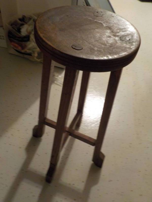 Antique Wood Stool...