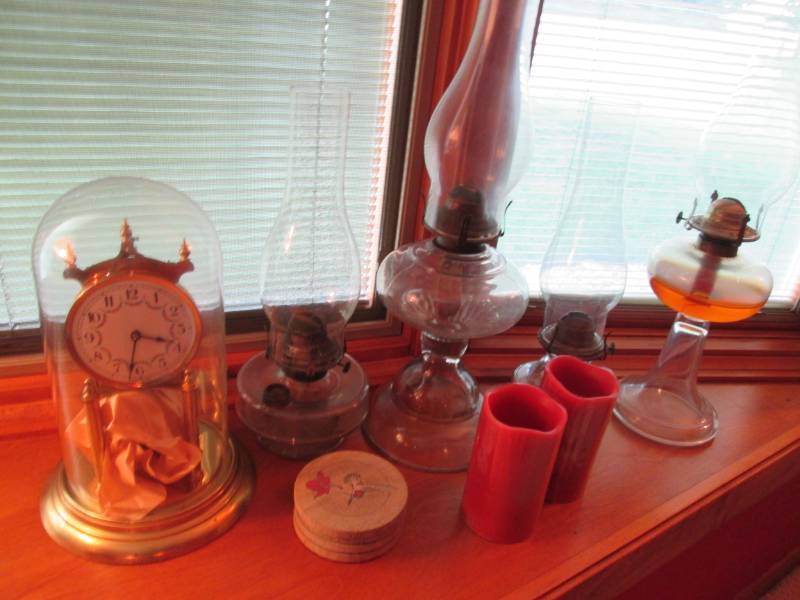 Hurricane Lamps, Candles and more...