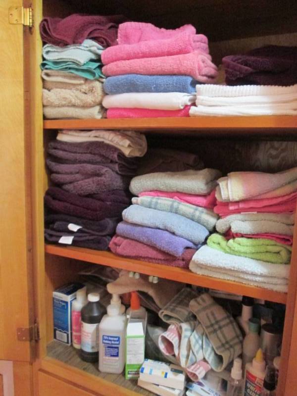 Collection of Towels and First Aid ...