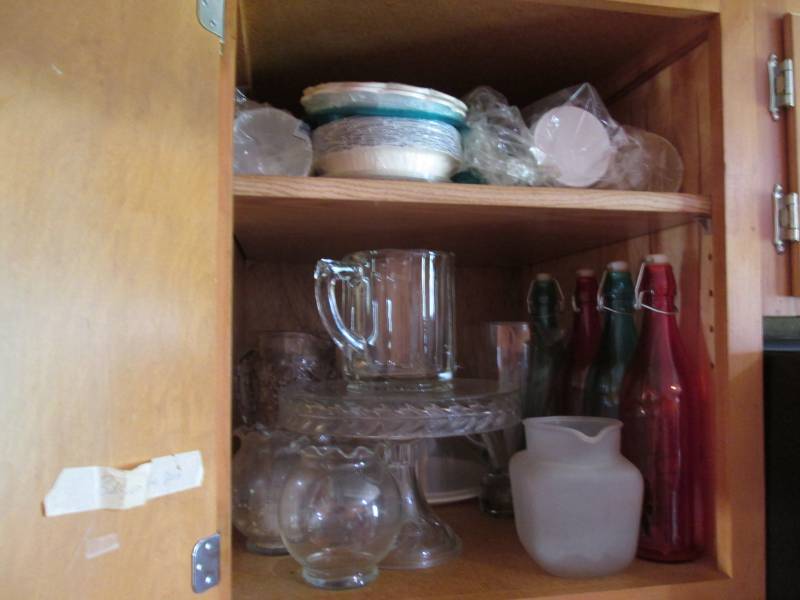 Glass ware and misc Kitchen Lot...