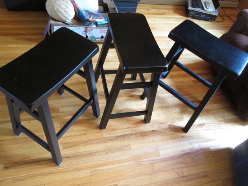 3 Stools 2 feet Tall Each...