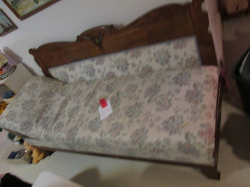 Carved Oak Chaise (Antique)...