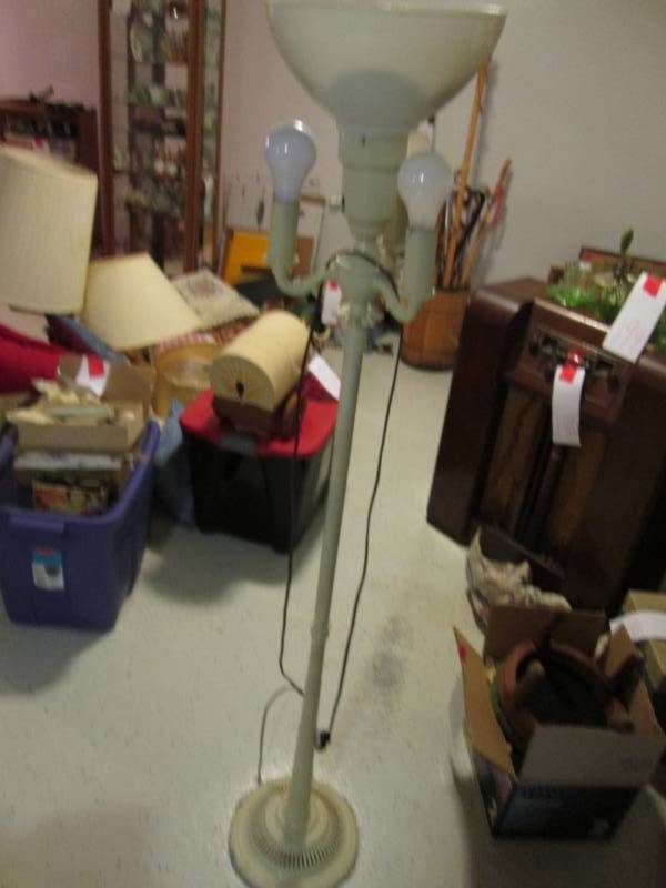 Cast Iron Base Floor Standing Lamp...