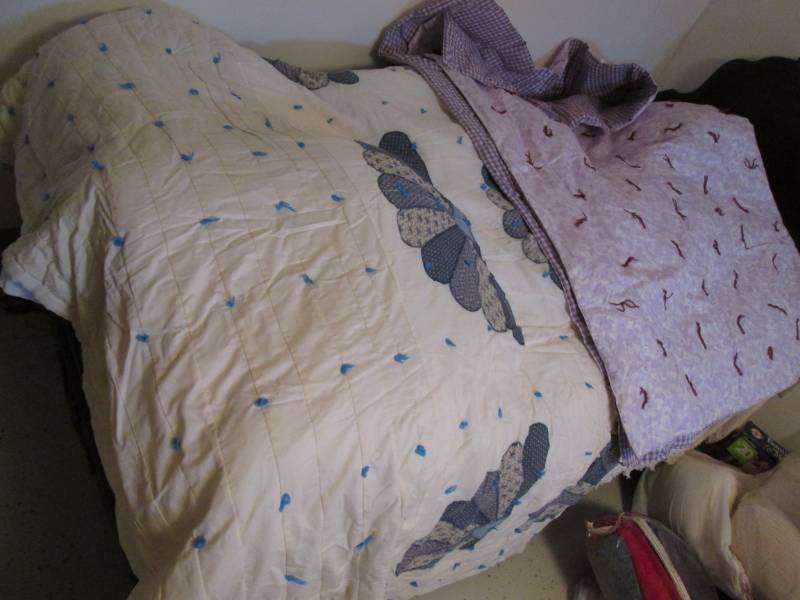 One Full Size Quilt and one Twin Si...