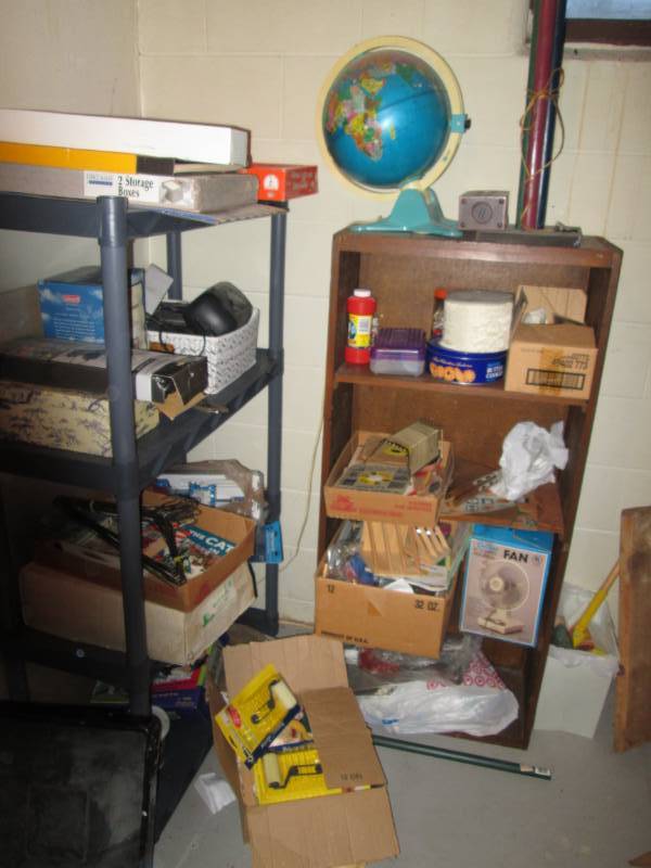 2 Shelving Units full of everything...