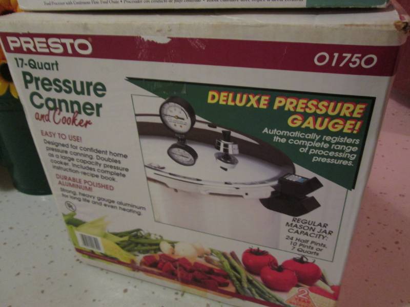 Presto 17 Quart Pressure Canner and...