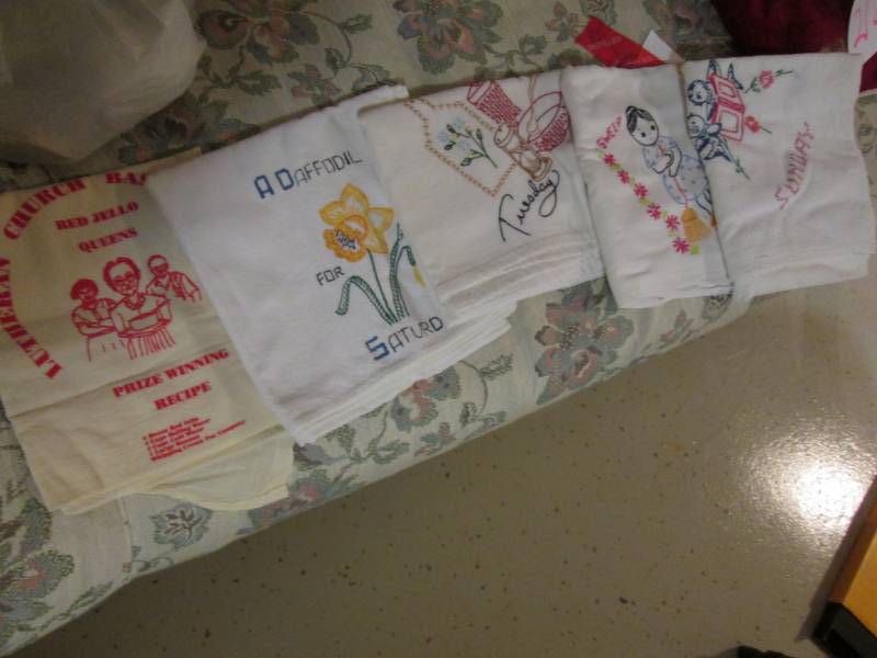 Collection of 5 Embroidered Dish To...