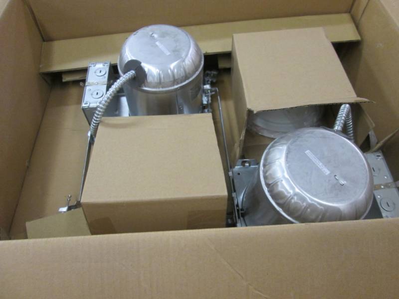 Commercial Electric 6 in. White Rec...