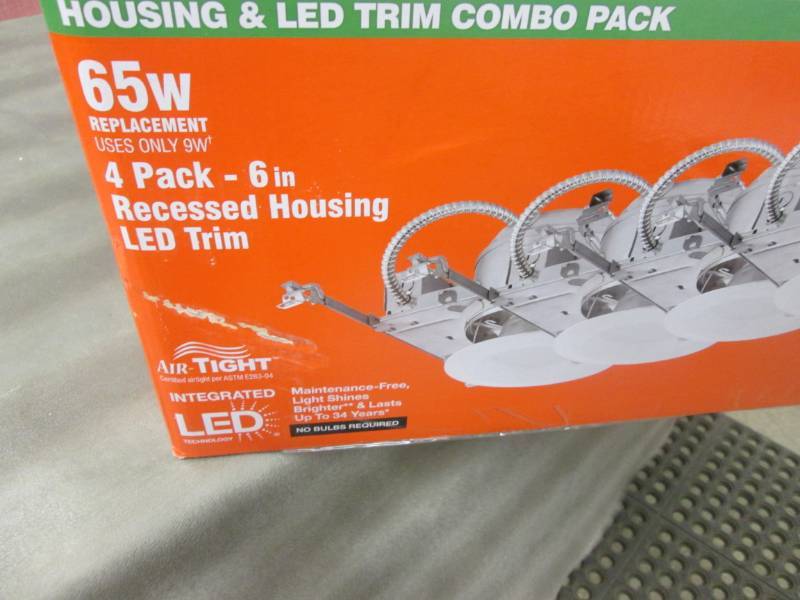 Commercial Electric 6 in. White Int...