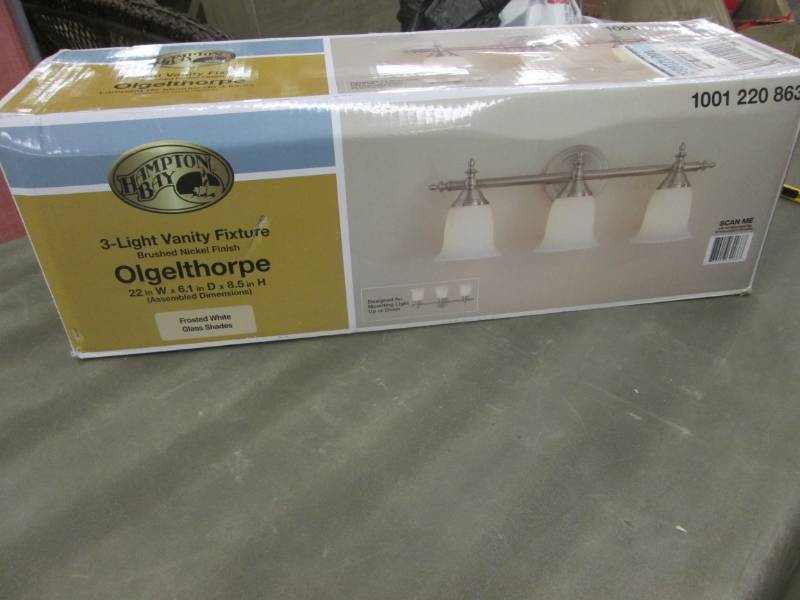 Hampton Bay Olgelthorpe 3-Light Bru...