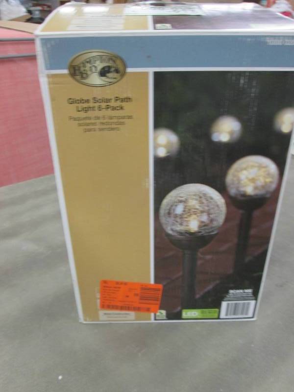 Hampton Bay Globe Solar Path Light ...
