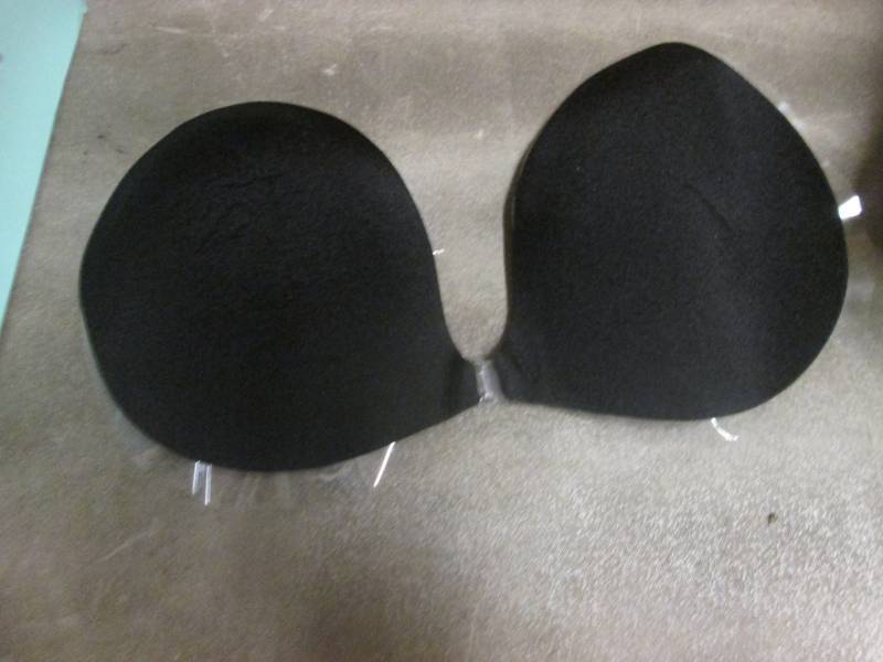 Lot of 4 D Cup Adhesive Bras in Bla...