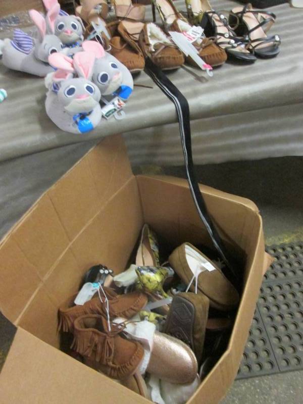 Box of NWT Assorted Shoes & Slipper...