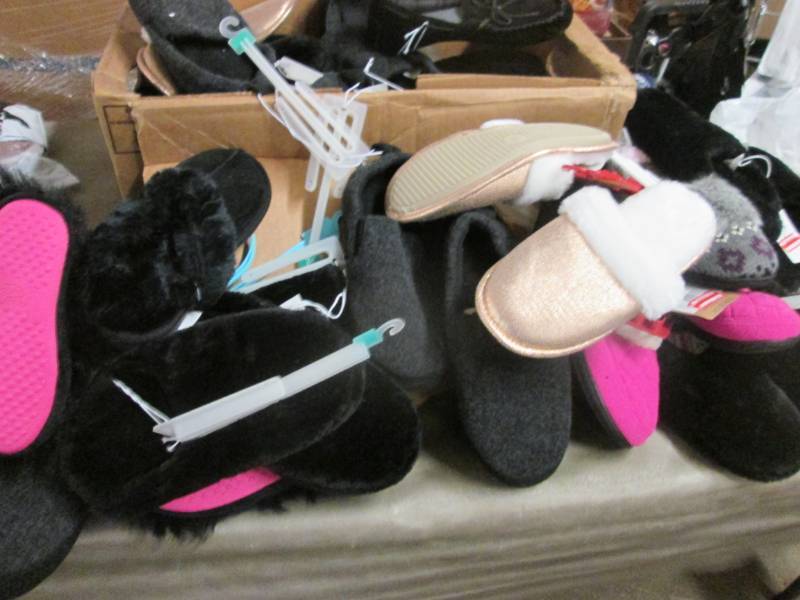 Box of NWT Assorted Shoes & Slipper...