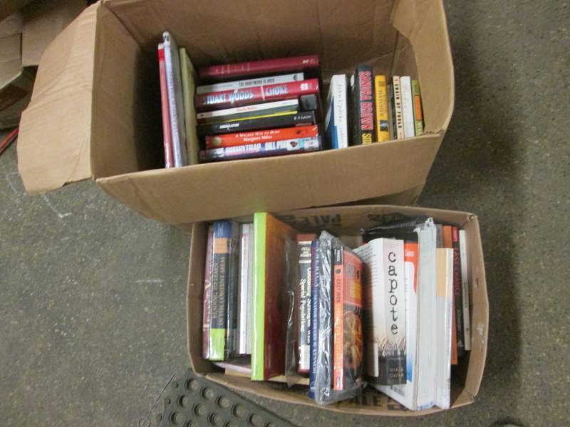 1 Box Non-Fiction, 1 Box Fiction Bo...