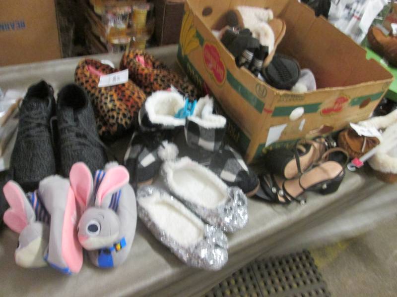 Box of NWT Assorted Shoes & Slipper...