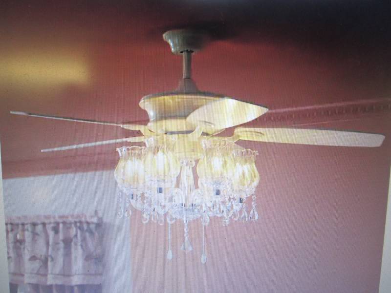 Romantic Ceiling Fan Open Box Retai Lighting New Clothing