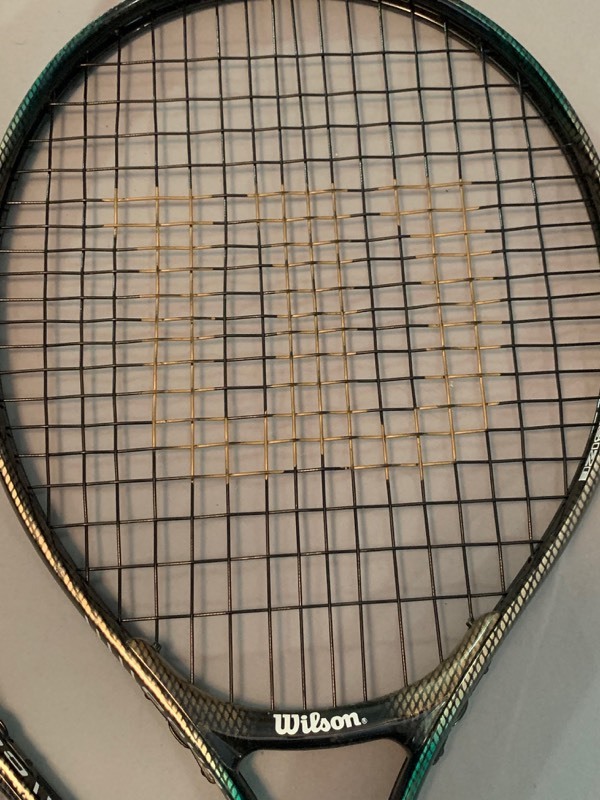 lot 86 image: Pair of Wilson Court EX Tennis Racquet Good Condition