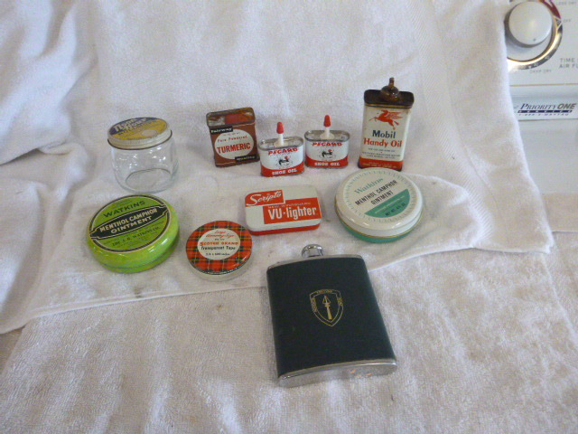 Variety of Vintage Tins