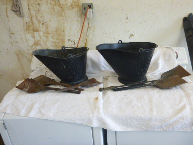 2 Vintage Ash Buckets