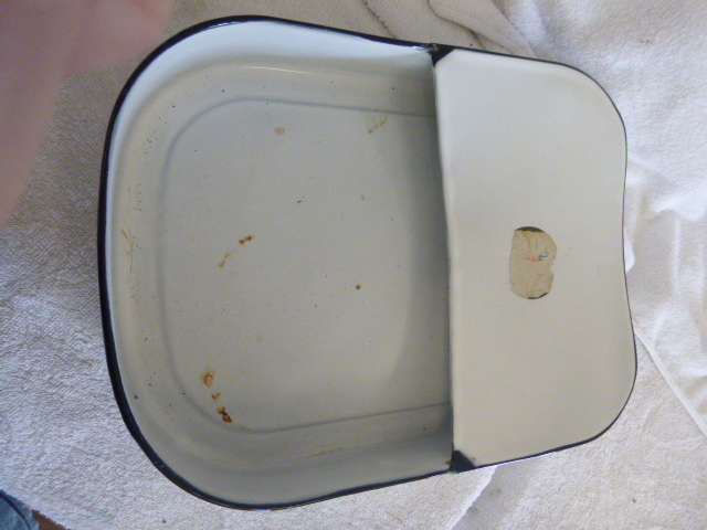 Vintage Porcelain Coated Bed Pan