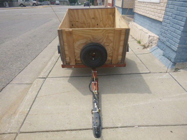 Homemade Lawn Tractor Trailer