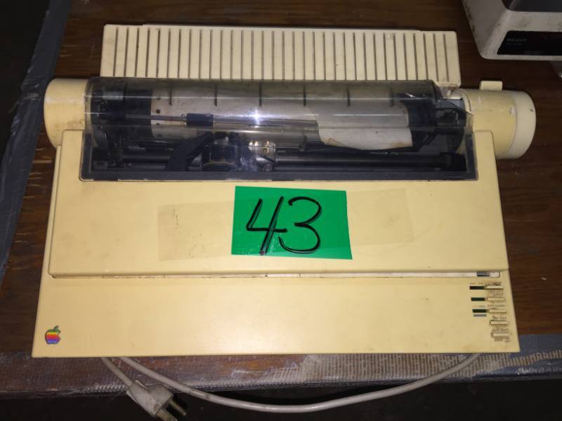 lot 43 image: Apple Printer Image Writer II Model A9M0310