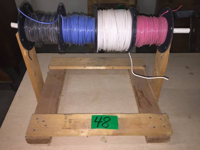 lot 48 image: Spools of Copper Wire (4) 600V