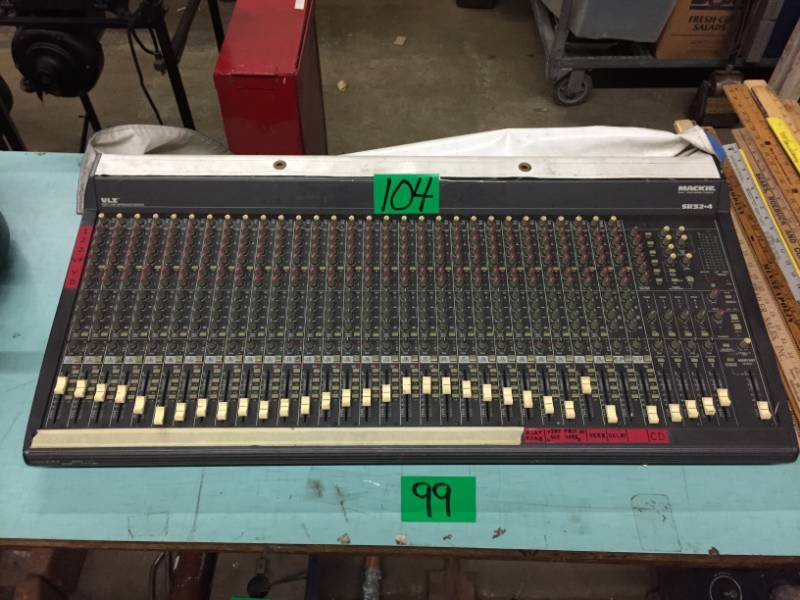 lot 104 image: Mackie Mixing Console Mackie