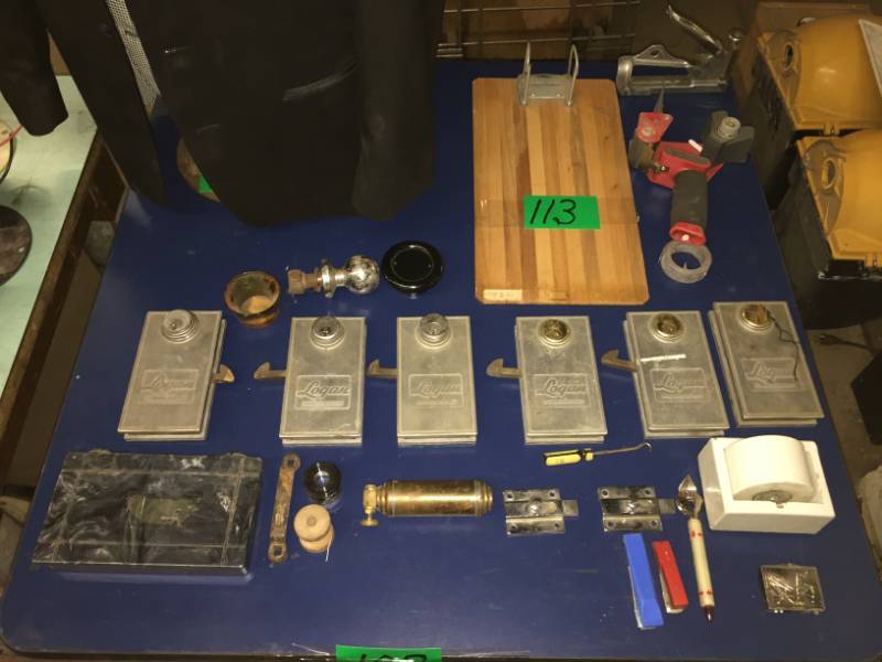 lot 113 image: All items on Blue Table (not tuxedo)