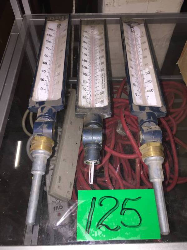 lot 125 image: Trerice Thermometers and Glass Syringes