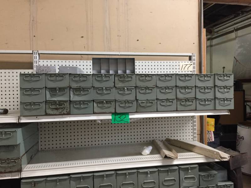 lot 132 image: Safe Deposit Boxes (30) Metal