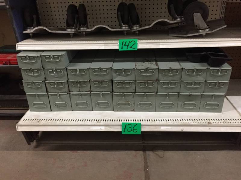 lot 136 image: Safe Deposit Boxes Metal