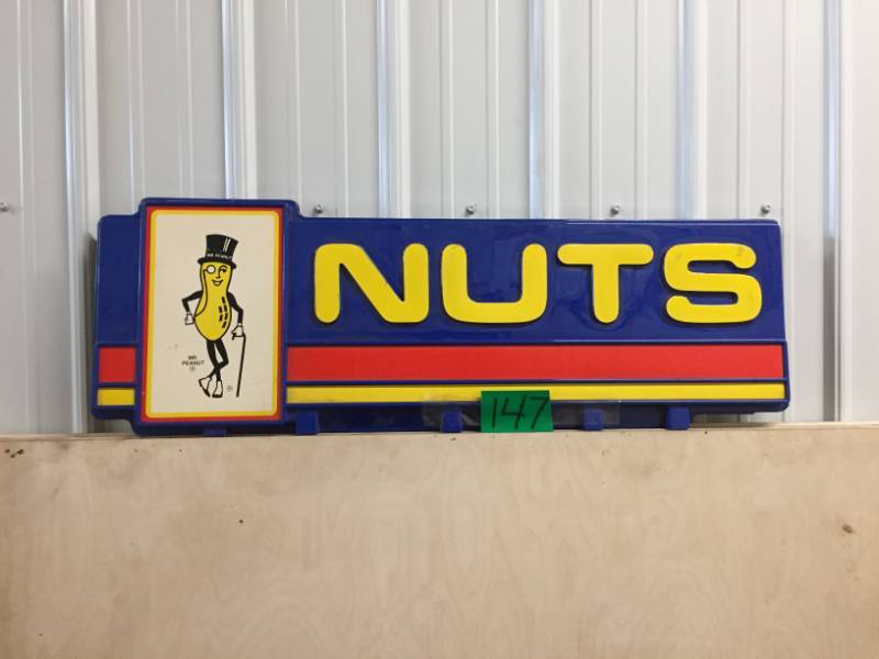 lot 147 image: Planters Peanuts Nuts Sign