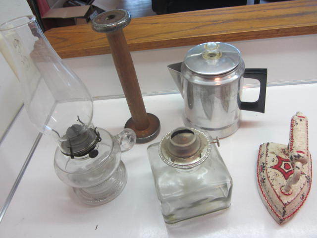 lot 111 image: Iron, Coffee, Kerosene