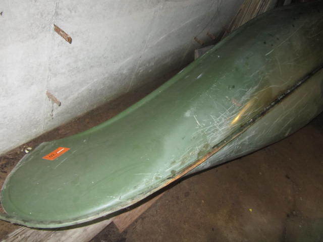 lot 3 image: Fiberglass Canoe