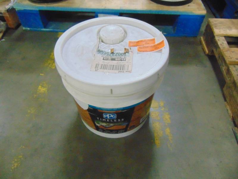lot 416 image: PPG TIMELESS 3 gal. TST-50 American Chestnut Semi-Transparent Penetrating Oil Exterior Wood Stain PPG2125V-03