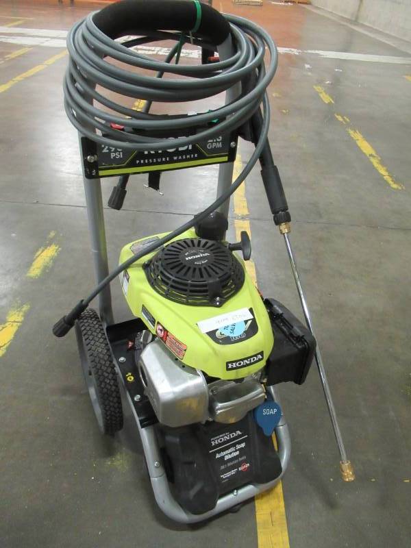 lot 11 image: Ryobi 2,900-PSI 2.3-GPM Gas Pressure Washer RY802900 - USED In Working Condition.