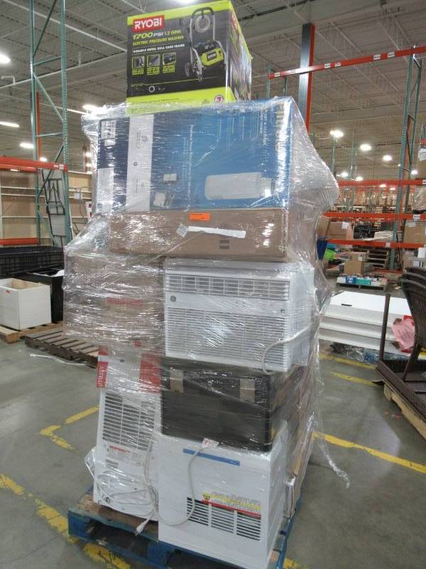 lot 22 image: WHOLESALE MIXED PALLET OF RETURNS - GRILLS, SMALL HOUSEWARES, TOOLS AND MORE