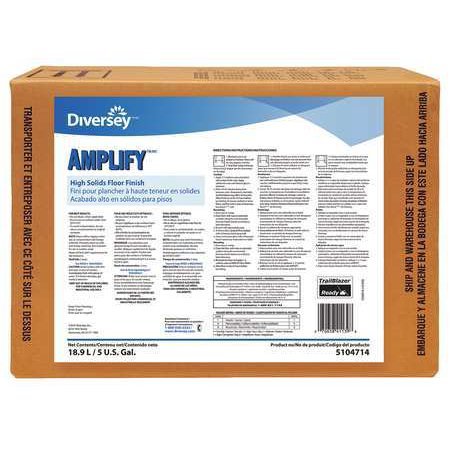 lot 53 image: DIVERSEY 5104714 High Solids Floor Finish,30 to 45 min. - NEW
