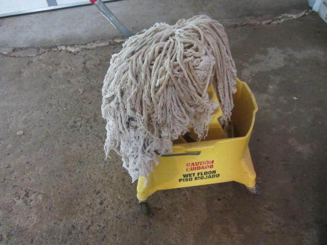 lot 24 image: Mop Bucket & Mop Heads